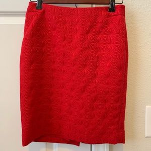 Pencil skirt, red, The Limited